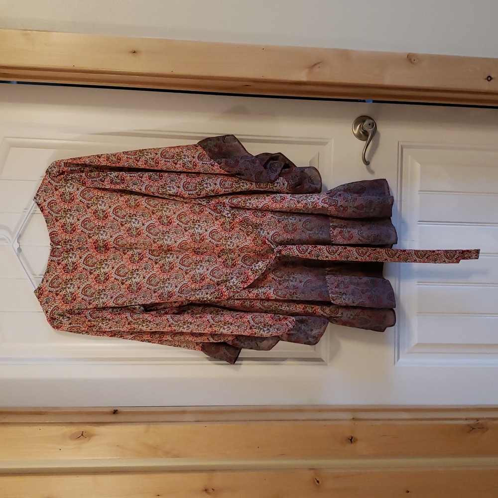Betsey Johnson Boho Ombre Baby Doll Dress - Picture 8 of 8